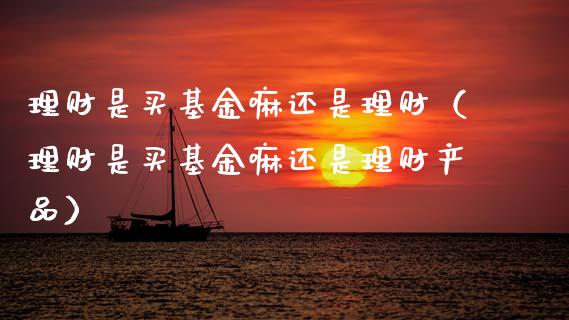 理财是买基金嘛还是理财（理财是买基金嘛还是理财产品）_https://www.apanben.com_国际财经_第1张