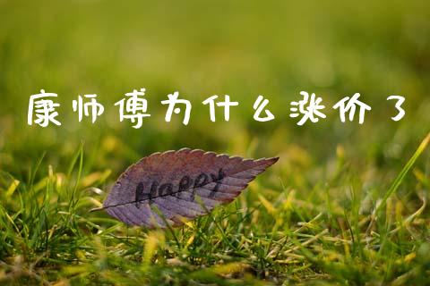 康师傅为什么涨价了_https://www.apanben.com_国际财经_第1张