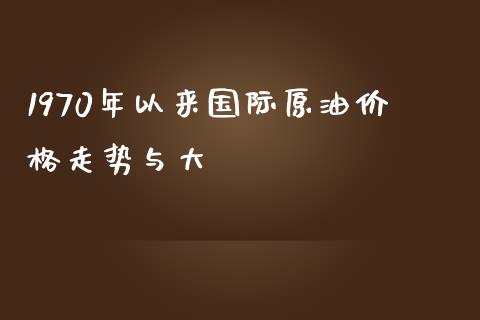 1970年以来国际原油价格走势与大_https://www.apanben.com_在线喊单_第1张