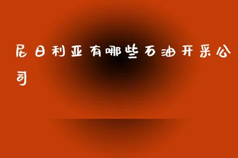 尼日利亚有哪些石油开采公司_https://www.apanben.com_在线喊单_第1张