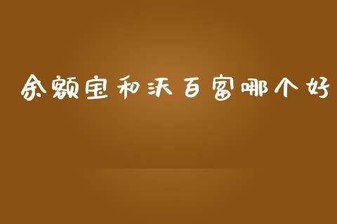 余额宝和沃百富哪个好_https://www.apanben.com_在线喊单_第1张