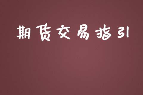 期货交易指引_https://www.apanben.com_财经资讯_第1张
