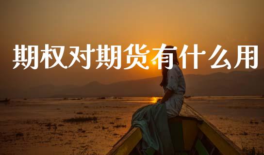期权对期货有什么用_https://www.apanben.com_财经资讯_第1张
