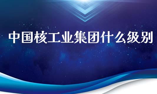 中国核工业集团什么级别_https://www.apanben.com_国际财经_第1张