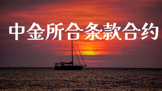 中金所合条款合约_https://www.apanben.com_财经资讯_第1张