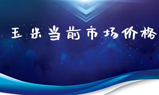 玉米当前市场价格_https://www.apanben.com_国际期货_第1张