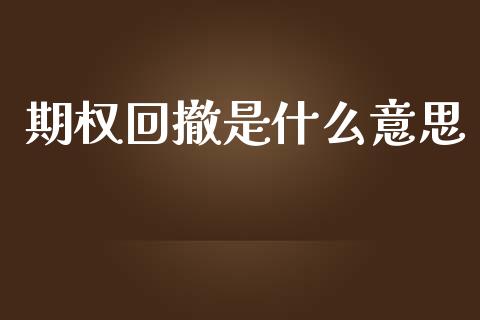 期权回撤是什么意思_https://www.apanben.com_期货学院_第1张