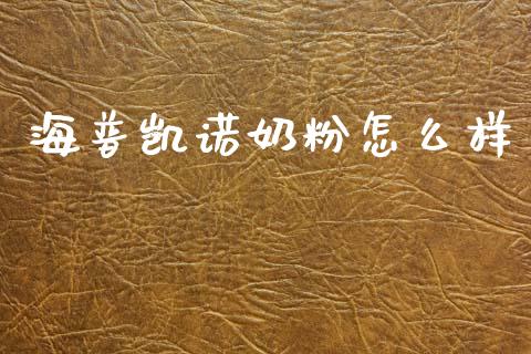 海普凯诺奶粉怎么样_https://www.apanben.com_股票怎么玩_第1张