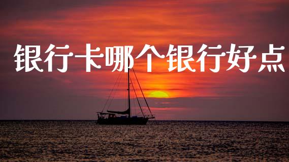 银行卡哪个银行好点_https://www.apanben.com_期货学院_第1张