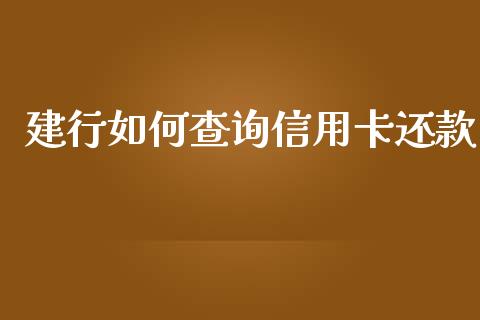 建行如何查询信用卡还款_https://www.apanben.com_股市指导_第1张