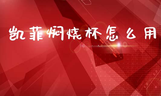 凯菲焖烧杯怎么用_https://www.apanben.com_期货学院_第1张