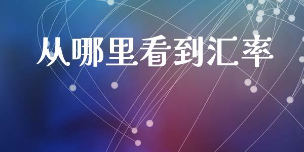 从哪里看到汇率_https://www.apanben.com_股市指导_第1张