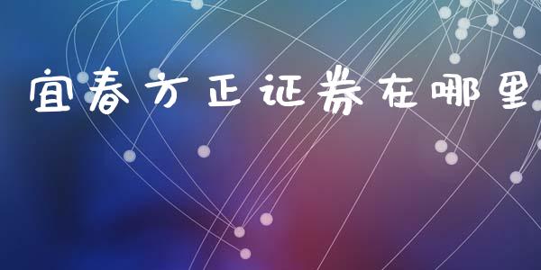 宜春方正证券在哪里_https://www.apanben.com_期货学院_第1张