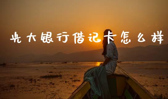 光大银行借记卡怎么样_https://www.apanben.com_期货学院_第1张