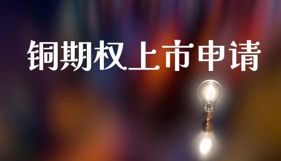 铜期权上市申请_https://www.apanben.com_国际财经_第1张