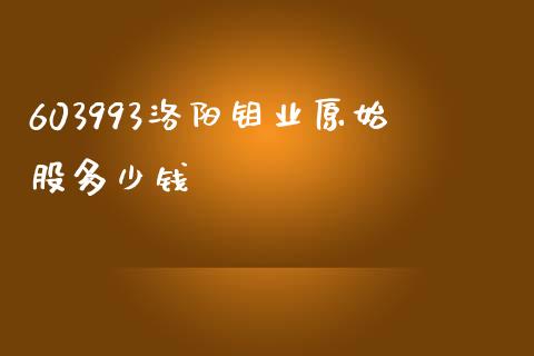 603993洛阳钼业原始股多少钱_https://www.apanben.com_国际财经_第1张