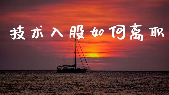 技术入股如何离职_https://www.apanben.com_国际财经_第1张