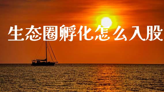 生态圈孵化怎么入股_https://www.apanben.com_股市指导_第1张
