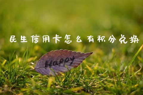 民生信用卡怎么有积分兑换_https://www.apanben.com_股市分析_第1张