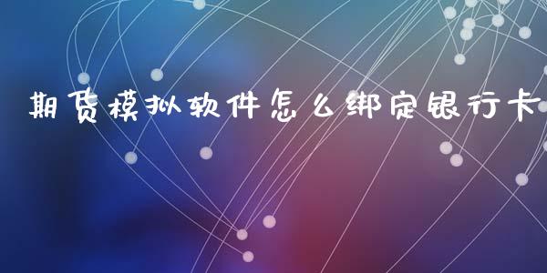期货模拟软件怎么绑定银行卡_https://www.apanben.com_股票怎么玩_第1张