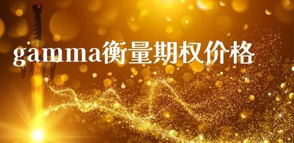 gamma衡量期权价格_https://www.apanben.com_股市指导_第1张
