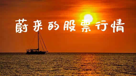 蔚来的股票行情_https://www.apanben.com_股市分析_第1张