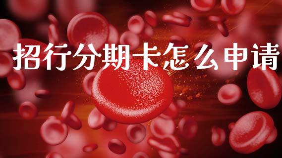 招行分期卡怎么申请_https://www.apanben.com_股市指导_第1张