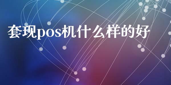 套现pos机什么样的好_https://www.apanben.com_期货学院_第1张