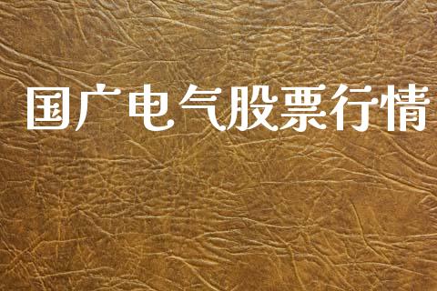 国广电气股票行情_https://www.apanben.com_股票怎么玩_第1张