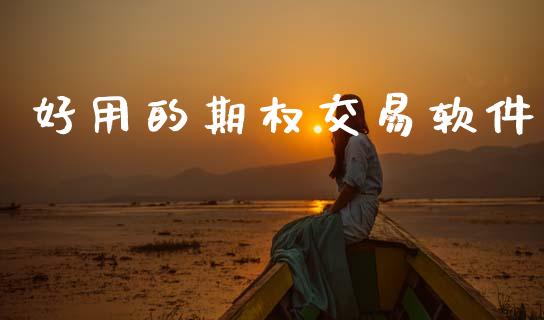 好用的期权交易软件_https://www.apanben.com_股市分析_第1张