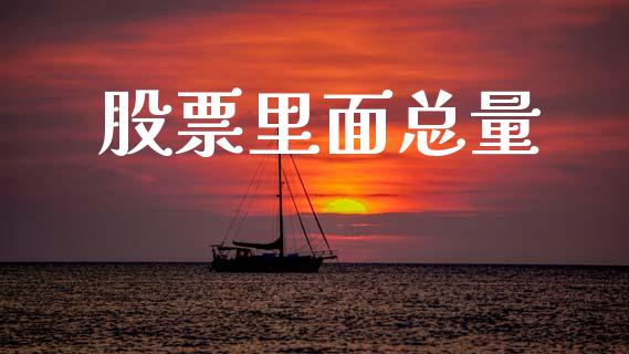 股票里面总量_https://www.apanben.com_国际期货_第1张