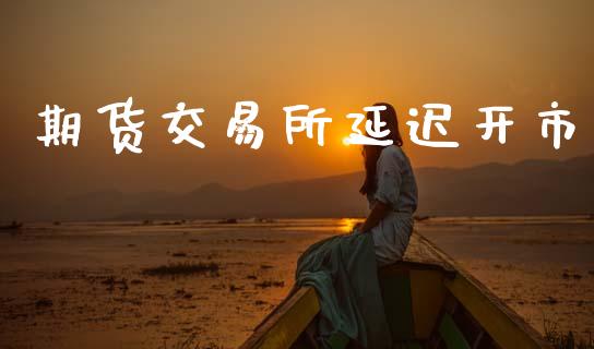 期货交易所延迟开市_https://www.apanben.com_国际期货_第1张