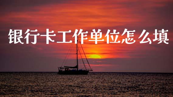 银行卡工作单位怎么填_https://www.apanben.com_股票怎么玩_第1张