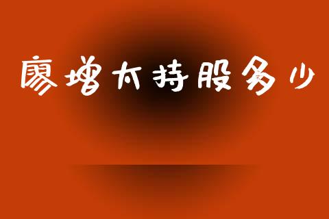 廖增太持股多少_https://www.apanben.com_股票怎么玩_第1张