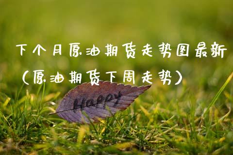 下个月原油期货走势图最新（原油期货下周走势）_https://www.apanben.com_期货学院_第1张