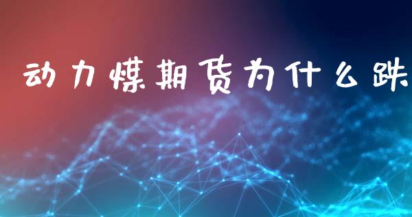 动力煤期货为什么跌_https://www.apanben.com_期货学院_第1张