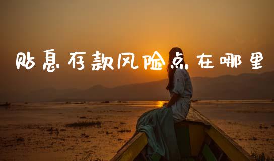 贴息存款风险点在哪里_https://www.apanben.com_期货学院_第1张