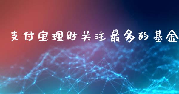 支付宝理财关注最多的基金_https://www.apanben.com_财经资讯_第1张