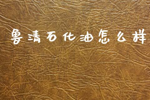 鲁清石化油怎么样_https://www.apanben.com_股市指导_第1张