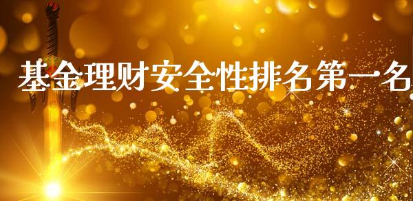 基金理财安全性排名第一名_https://www.apanben.com_财经资讯_第1张