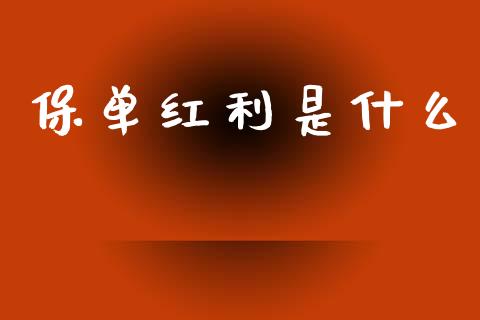 保单红利是什么_https://www.apanben.com_股票怎么玩_第1张