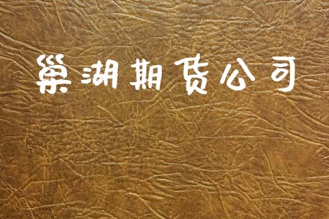 巢湖期货公司_https://www.apanben.com_股市分析_第1张