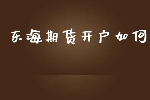 东海期货开户如何_https://www.apanben.com_股市分析_第1张