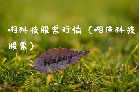 湘科技股票行情（湘佳科技股票）_https://www.apanben.com_股票怎么玩_第1张