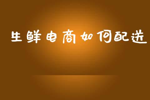 生鲜电商如何配送_https://www.apanben.com_在线喊单_第1张