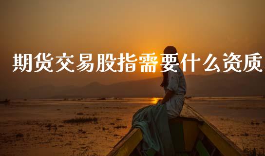期货交易股指需要什么资质_https://www.apanben.com_国际财经_第1张