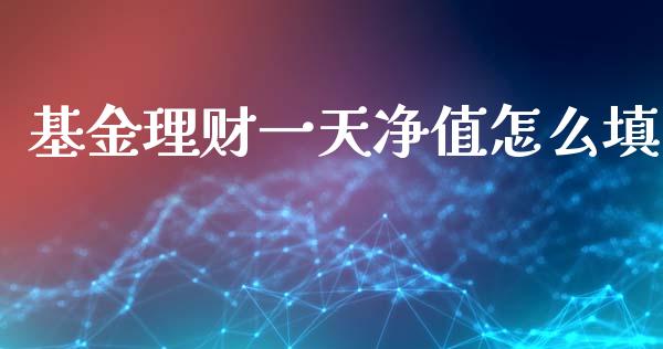 基金理财一天净值怎么填_https://www.apanben.com_国际财经_第1张