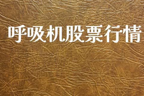 呼吸机股票行情_https://www.apanben.com_股市指导_第1张