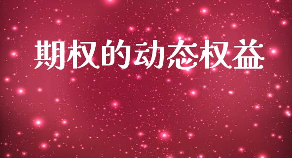 期权的动态权益_https://www.apanben.com_股票怎么玩_第1张