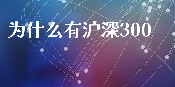 为什么有沪深300_https://www.apanben.com_期货学院_第1张